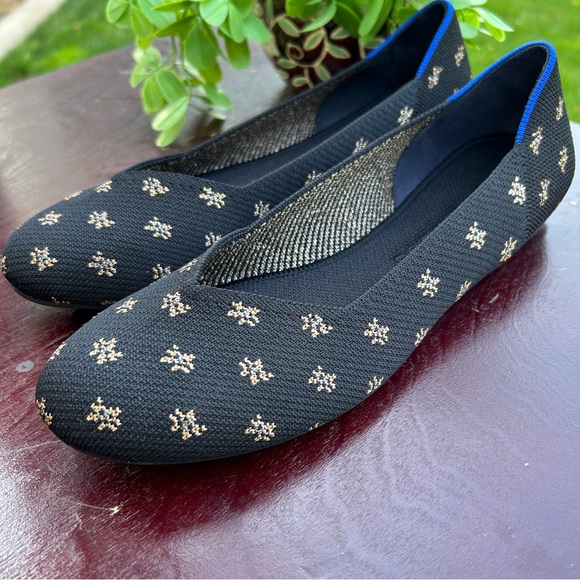 NWOT Rothy’s Daisy Sparkle Ballet Flat Size 8.5